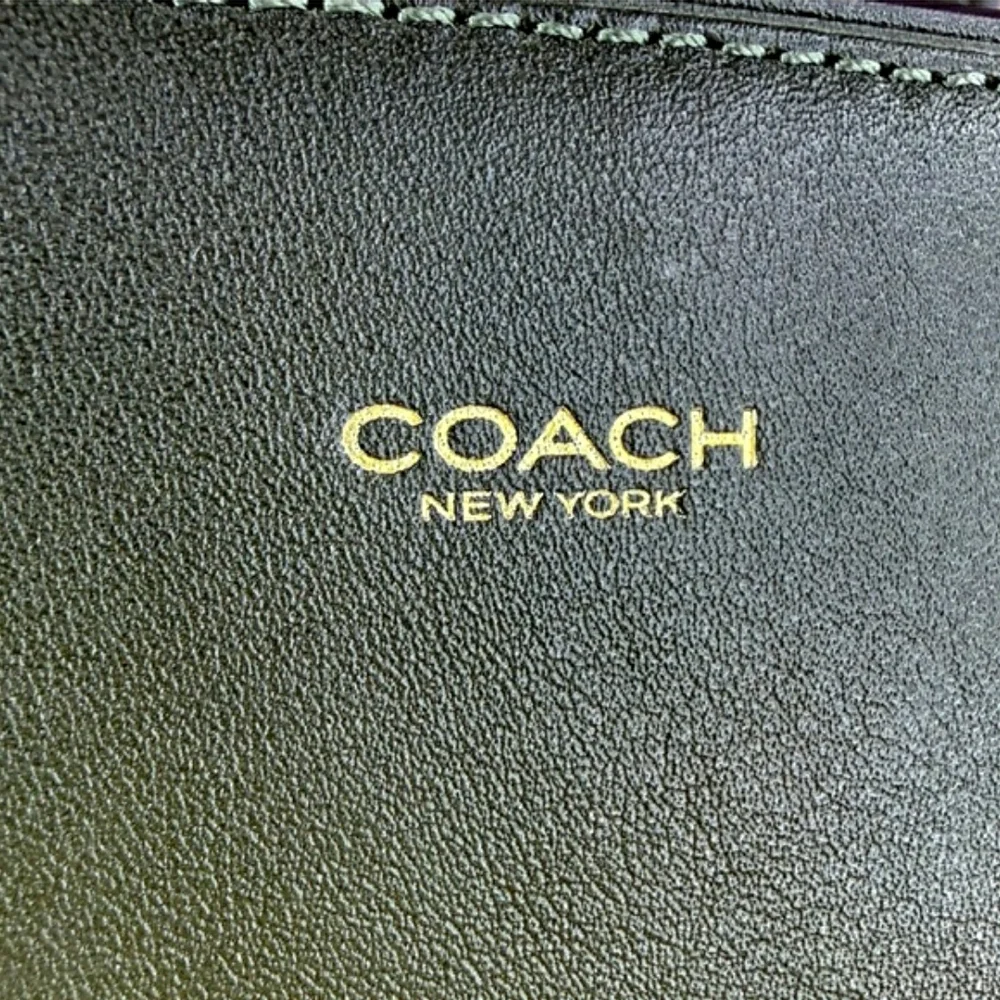 Coach Olive Green Leather Empire Carry All Shoulder Bag (NWOT) - Picture 3 of 16